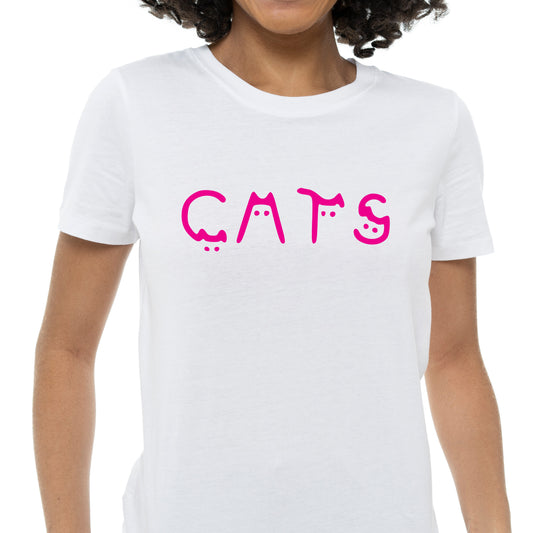 Pink cats t-shirt😻